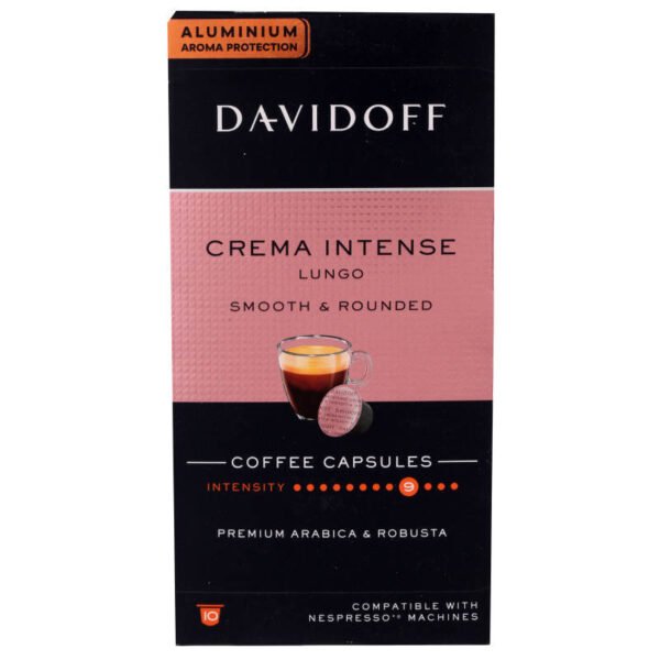 Davidoff Intense Lungo Coffee 10Capsules 55g.