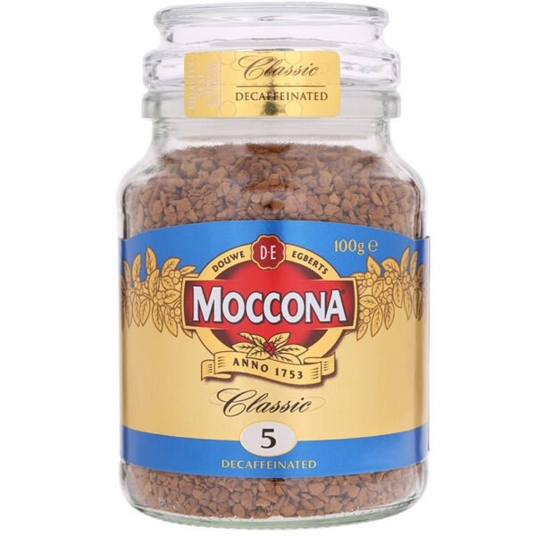 Moccona Decaffeinated Premium Instant Coffee Jar 100g.