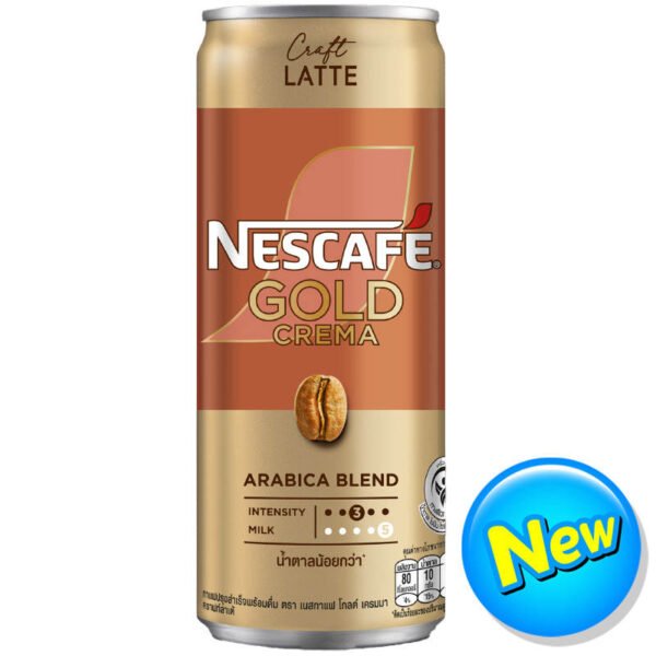 Nescafe Gold Crema Craft Latte 210ml.