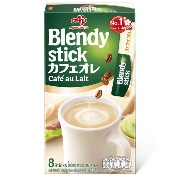 Blendy Stick Cafe Au Lait 12g. Pack 8 Sticks