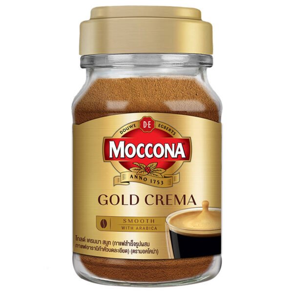 Moccona Gold Crema Smooth Instant Coffee Jar 100g.