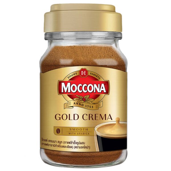 Moccona Gold Crema Smooth Instant Coffee Jar 200g.
