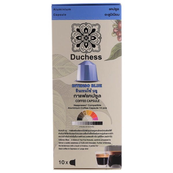 Duchess Coffee Capsule Intenso Blue Pack 10Capsule 55g.