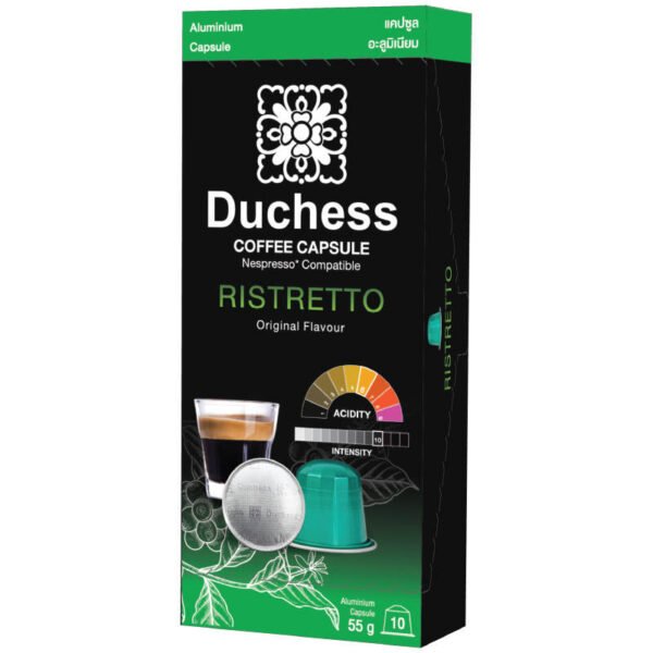 Duchess Coffee Capsule Ristretto Pack 10Capsule 55g.