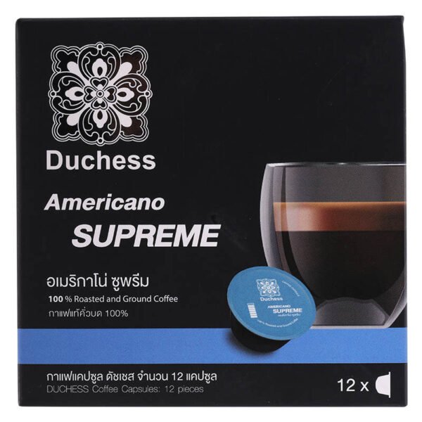 Duchess Coffee Capsule Americano Supreme Pack 12Capsule 90g. - Image 2