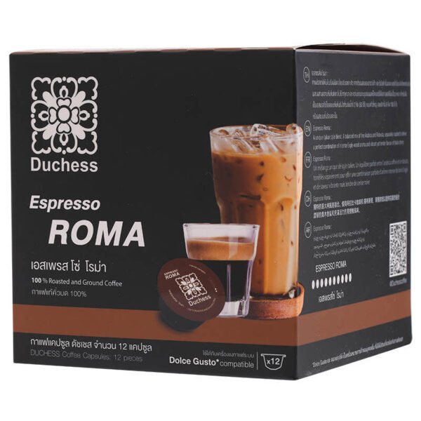 Duchess Coffee Capsule Espresso Roma 12Capsule 90g.