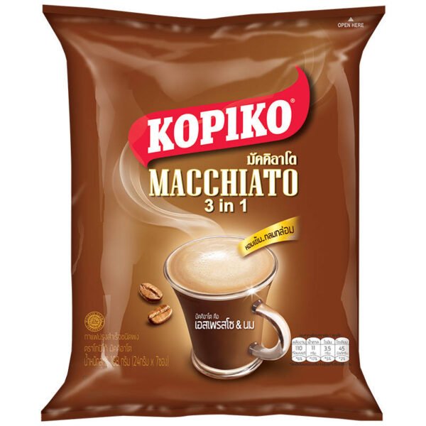 Kopiko Macchiato Coffee 168g. 7sachets