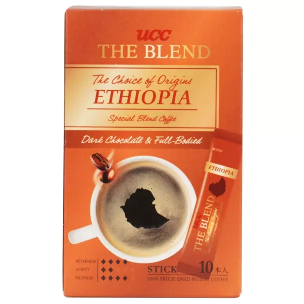 UCC The Blend Ethiopia Instant Coffee 10 Sticks 20g.